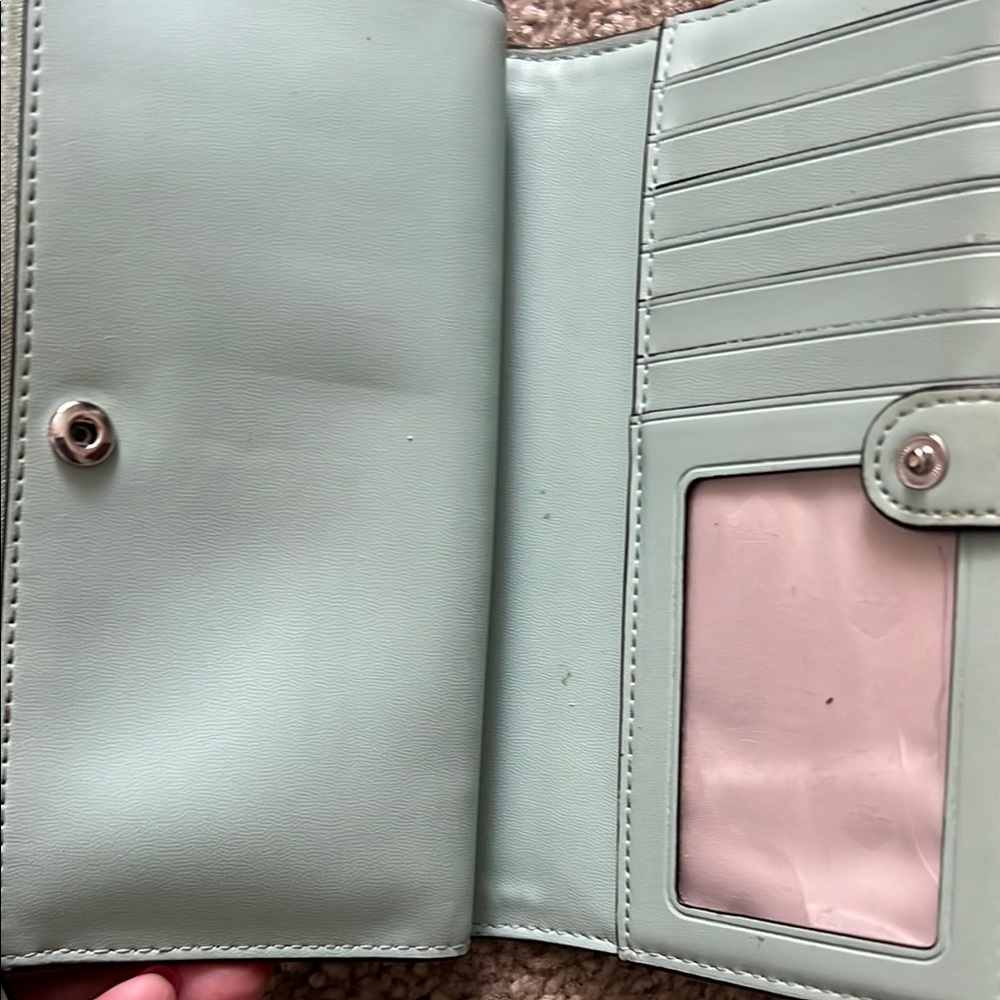 Kate Spade Green Satchel Smooth Leather Dome - Picture 7 of 7